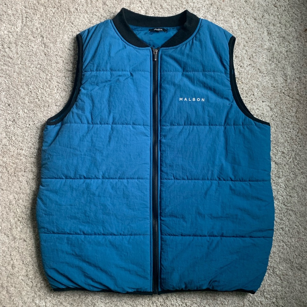 Malbon Golf & Tackle Padded Vest - Blue - XL